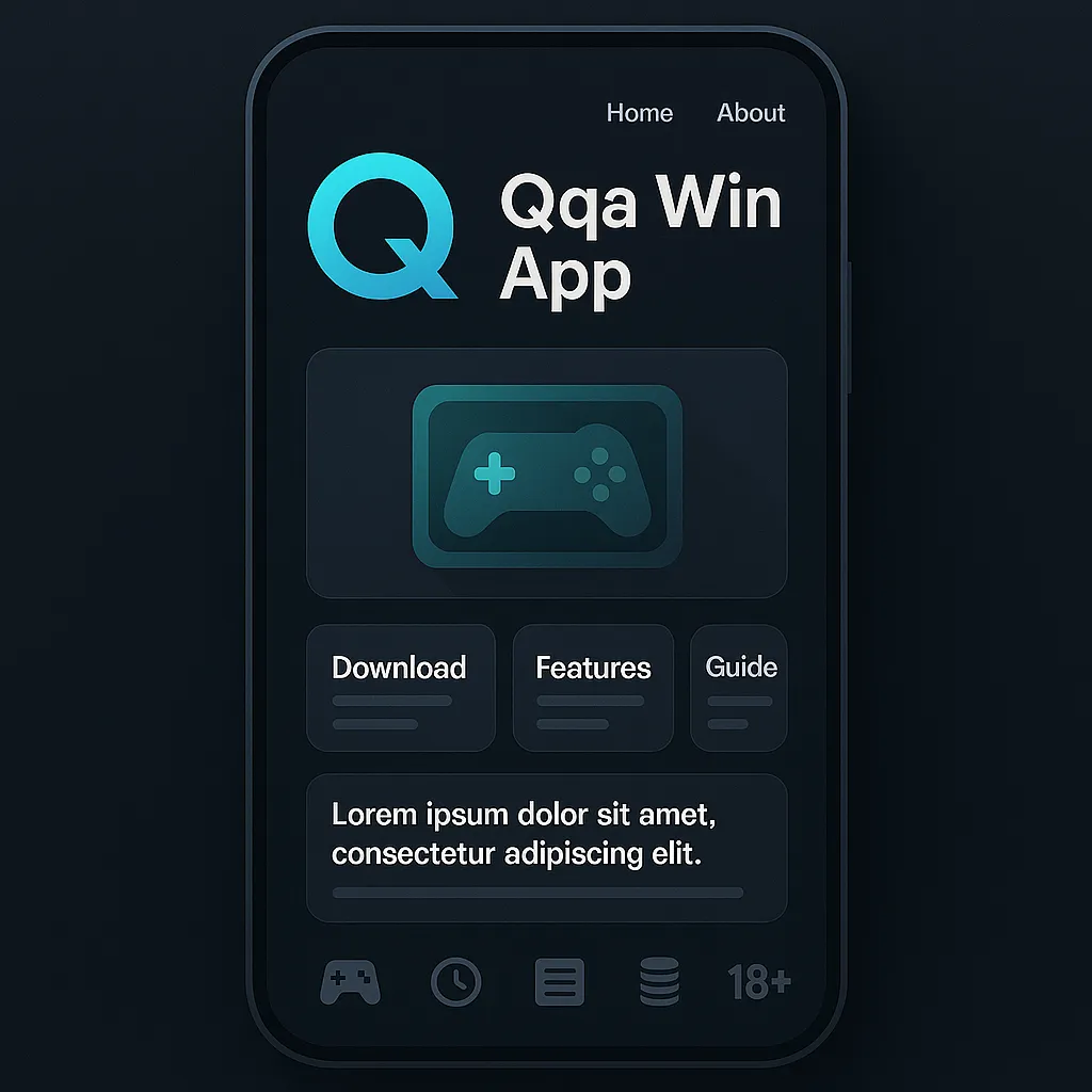 Qqa Win App interface preview on qqawinapp.com